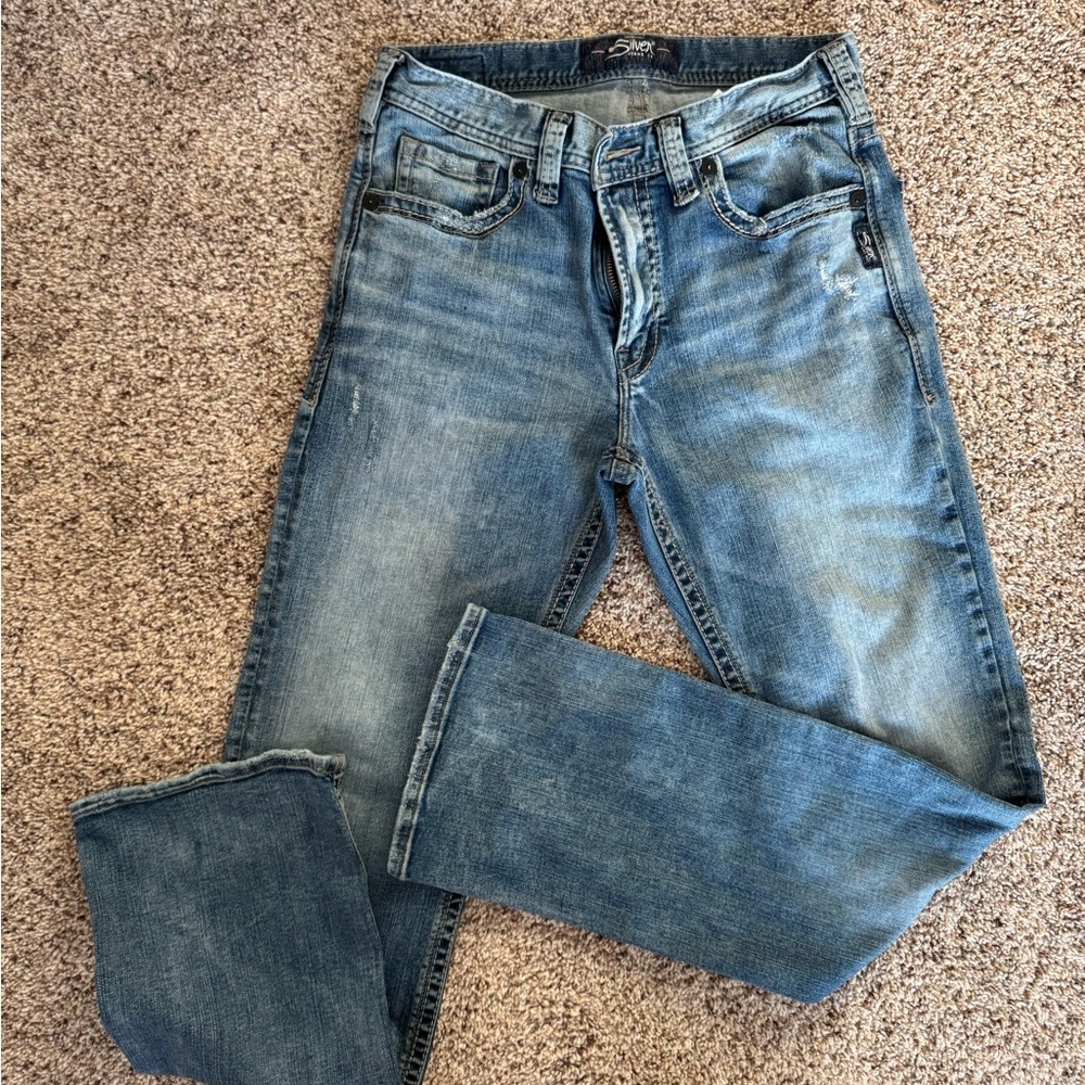 Silver Jeans Blue Straight Denim